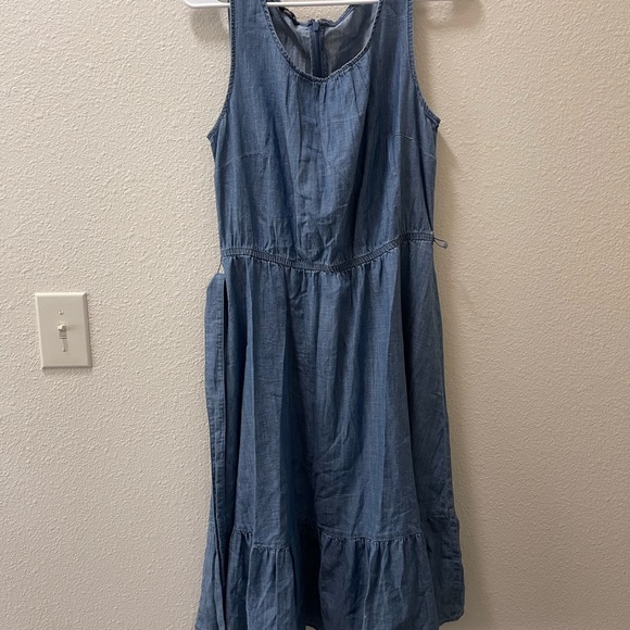 Talbots Dresses & Skirts - Talbots Light Blue Denim Mini Dress